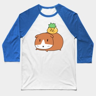 Pineapple Guinea Pig Baseball T-Shirt